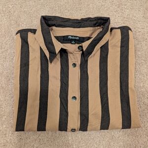 Madewell Central Shirt In Edna Stripe